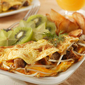 Sausage Sprout Omelet