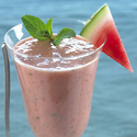 Watermelon Yogurt Mint Smoothie