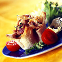 Scrambled Egg and Bacon Baskets